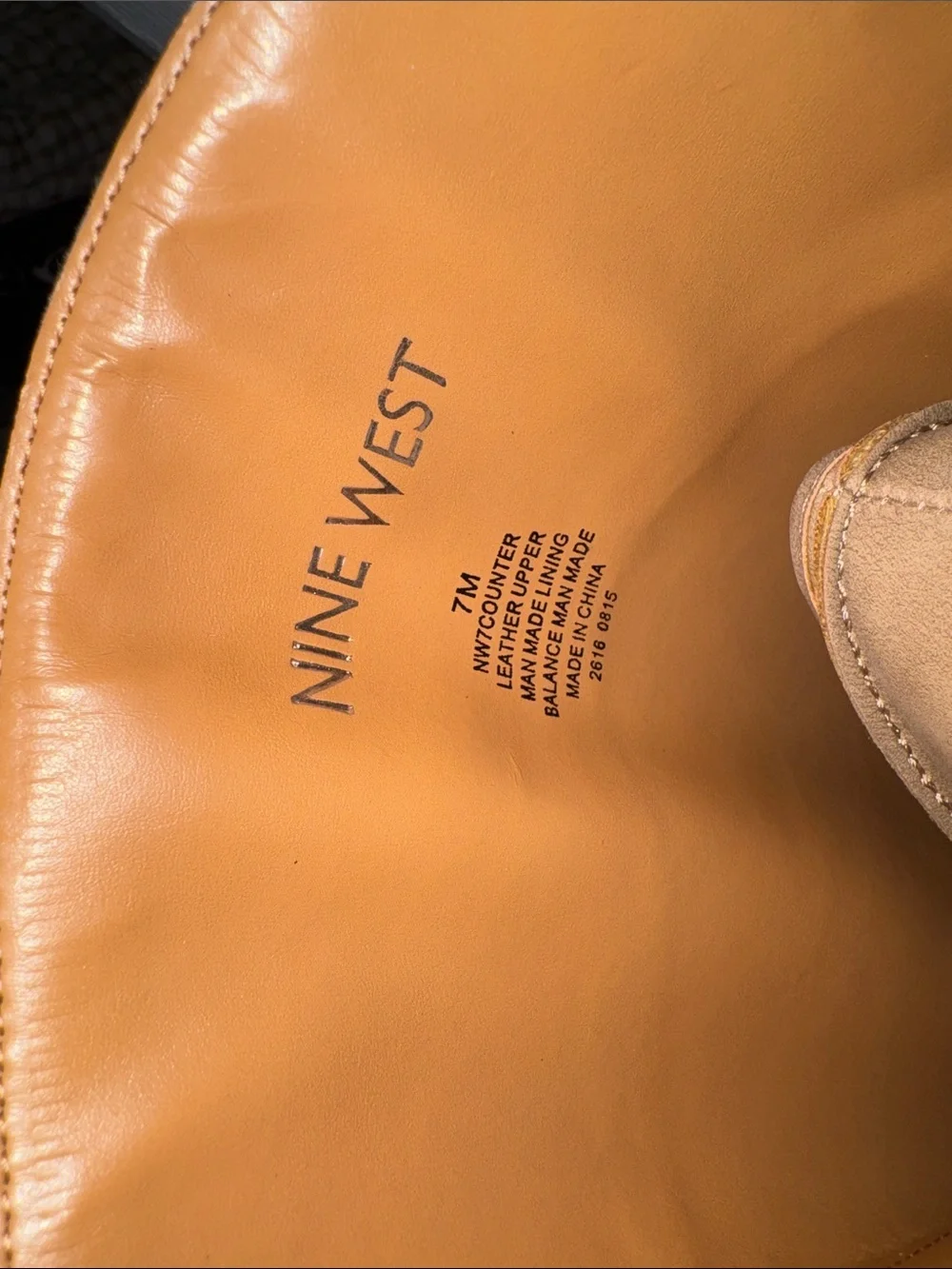 Nine West Black Zip Up Leather Boots